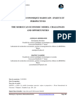 Le Modele Economique Marocain Enjeux Et