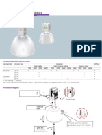 DS 25400 Series Highbay Highbay: Refractor & Diffuser Matching Table