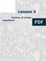 System of Linear Equations