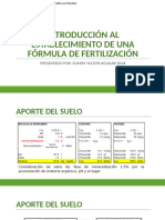 Introducción A La Fertilización