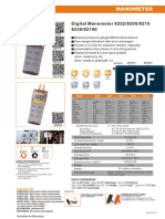 Digital Manometer Brochure