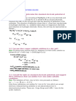 Class 12 Chemistry Chapter 2 Electro Chemistry Extentand Exercise Questions