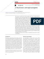 ISBT Science Series - 2013 - Magnussen - Characterization of Blood Donors With High Haemoglobin Concentration