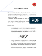 Especificaciones Curso - Drones