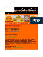 Uk Shell Petroleum Devlopment E-Mail Promotion 2011