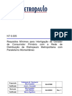 Paralelismo Momentâneo de Consumidor Primário - Eletropaulo