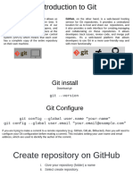 Git and Github Intro