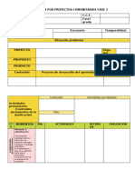 Planeación Por Proyectos COMUNITARIOS