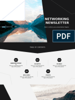 Networking Newsletter by Slidesgo