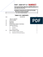 Method Statement For Water Recticulation (16.12.04)