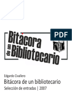 Bitácora de Un Bibliotecario. Selección de Entradas - 2007