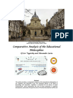 Comparative Analysis of The Educational Philosophies of Lev Vygotsky and Alexander Luria