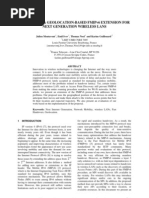 Analysis of A Geolocation-Based Fmipv6 Extension For Next Generation Wireless Lans