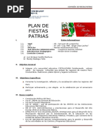 Plan de Trabajo de Fiestas Patrias Final