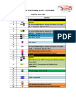 Pinout TCM Hyundai Accent 2005