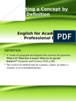 EAPP Q1 - Topic 9 - Elucidating by Definition