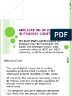 Application of Computer in Process Control