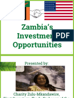 Zambia Investment Opportunities Presentation