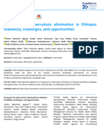 Prospects For Tuberculosis Elimination in Ethiopia Feasibility, Challenges, and Opportunities