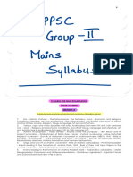 APPSC Group-2 Mains Syllabus