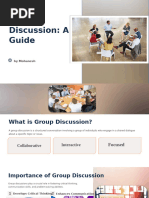 Group Discussion: A Guide: by Mohanesh