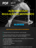 Aula 7 - Ação Muscular e Regulação Do Movimento UNIARA 2024