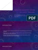 Imaging Manifeatastion of Chest Trauma