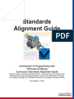 Standards Alignment Guide Introduction To Programming With Vexcode Iq Blocks