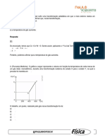 TERMODINAMICA Exercícios