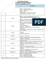 Class X-Periodic Test Iii-Portions & Blueprint