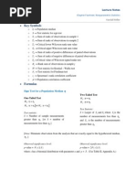 Chapter 14 Formulas