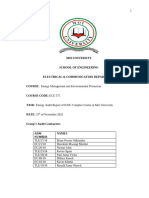 Group 1 Energy Audit Report