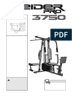 Weider PRO 3750 User Manual