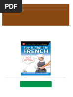 Immediate Download Say It Right in French 3rd Edition Epls Ebooks 2024