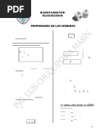 Propiedades de Los Numeros