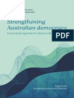 Strengthening Australian Democracy