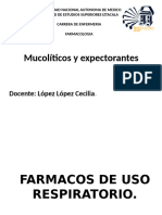 Mucolíticos y Expectorantes