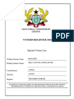 Western North Special Voters List