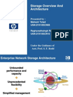 Storage Overview and Architecture: Presented by