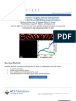 Wei-Shun Chang Et Al - One-Dimensional Coupling of Gold Nanoparticle Plasmons in Self-Assembled Ring Superstructures
