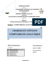 Projet D'exposé Finalisé en COMPTA ANALYTIQUE