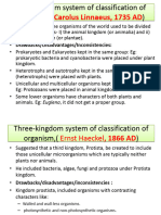 Kingdom System of Classification of Organisms