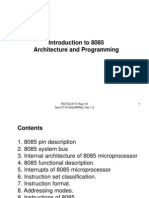 Introduction To 8085 Architecture and Programming: Ifetce/It/Ii Year/ Iv Sem/IT141402/MPMC/ Ver 1.0 1