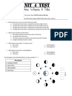 Please Fill in The Bubble On The Answer Sheet .: Directions