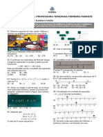 Escola Municipal Professora Terezinha Ferreira Parente: Tema Iii: Números E Operações/ Álgebras E Funções