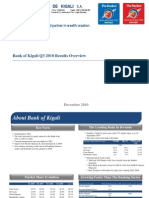 Bank of Kigali 2010 9M 2010 Results Update 