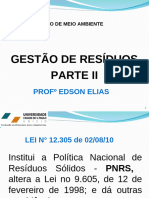 GESTÃO DE RESÍDUOS - 2013 - Parte II