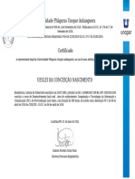 Certificado Pós-Graduação Back-End