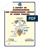 Precommissioning &amp Commissioning of Hydro Turbine Final