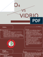 Acido Sulfurico y Vidrio. Estefania Monsragon y Valentina Molano